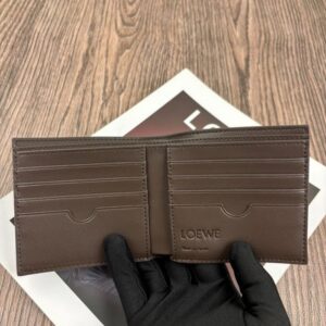 【AT10526】LOEWE（ロエベ）最高級コーヒーブラウンカードウォレット | Loewe
