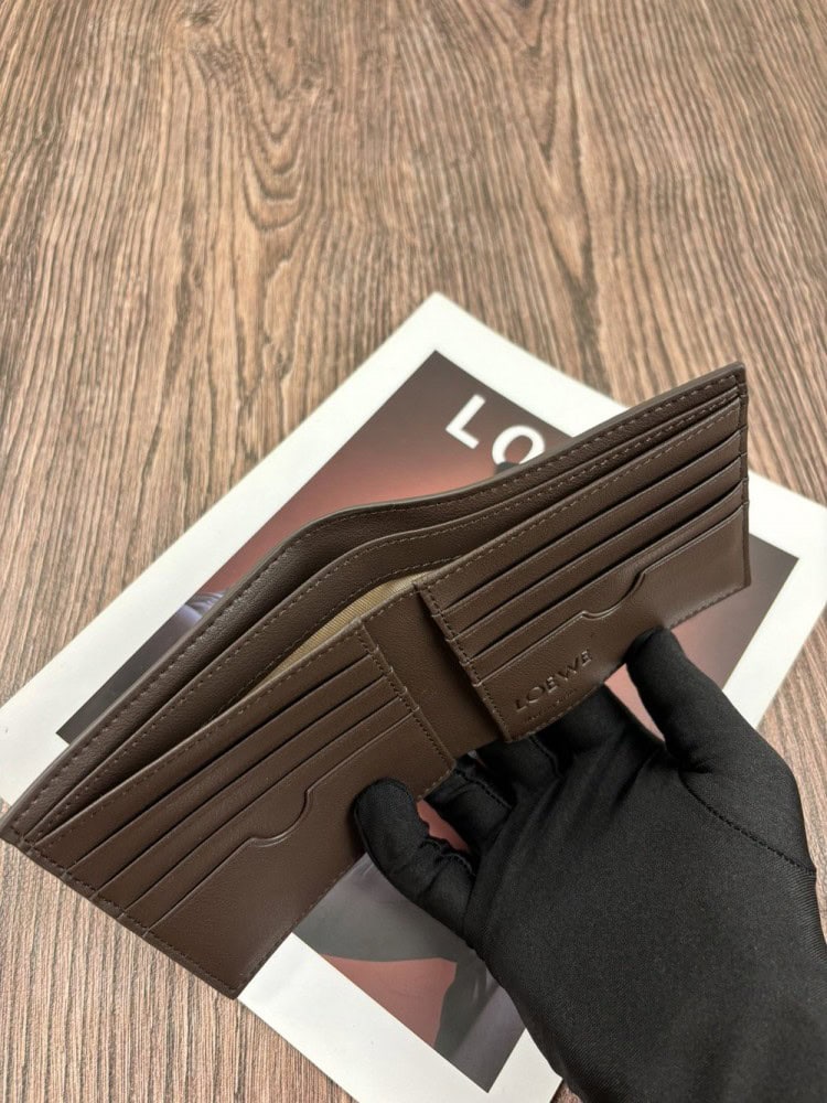 【AT10526】LOEWE（ロエベ）最高級コーヒーブラウンカードウォレット | Loewe