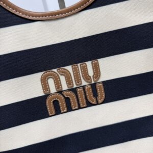 【AT10540】ミュウミュウ クラシックストライプシリーズ トートバッグ | Miu Miu