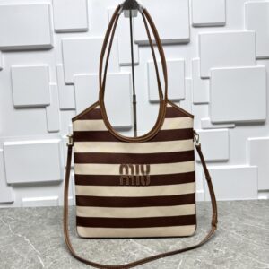 【AT10541】ミュウミュウ(Miu Miu) クラシックストライプコレクション トートバッグ | Miu Miu