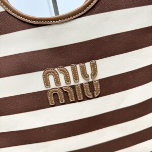 【AT10541】ミュウミュウ(Miu Miu) クラシックストライプコレクション トートバッグ | Miu Miu