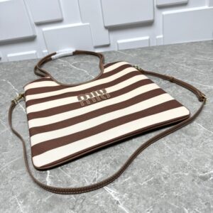 【AT10541】ミュウミュウ(Miu Miu) クラシックストライプコレクション トートバッグ | Miu Miu