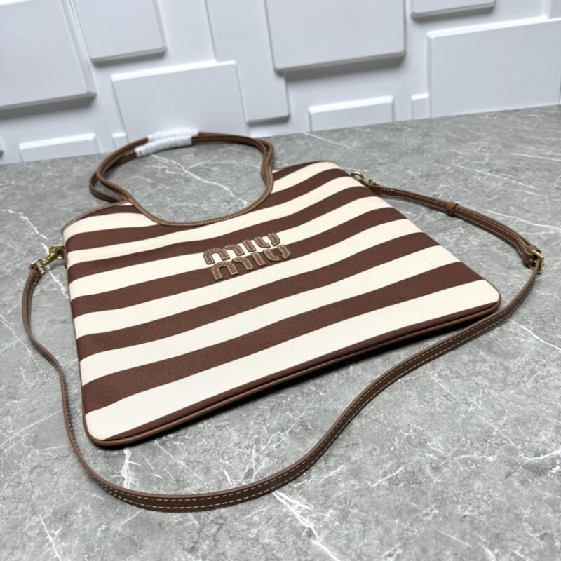 【AT10541】ミュウミュウ(Miu Miu) クラシックストライプコレクション トートバッグ | Miu Miu