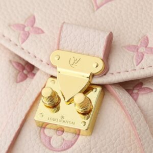 【AT10547】ルイ・ヴィトンNano Noéモノグラムバケツバッグ ピンク革ゴールドチェーン エレガントなミニサイズ | LV