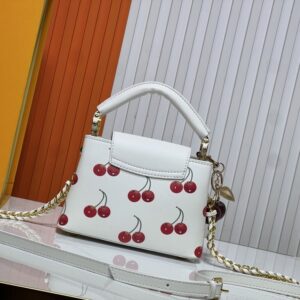 【AT10549】ルイ・ヴィトン チェリープリントのキャプシン ミニハンドバッグ | LV