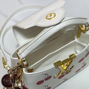 【AT10549】ルイ・ヴィトン チェリープリントのキャプシン ミニハンドバッグ | LV