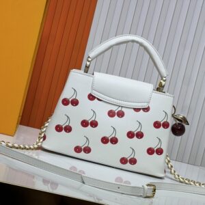 【AT10550】ルイ・ヴィトン チェリープリント ミニキャプシーヌハンドバッグのファッションアート | LV