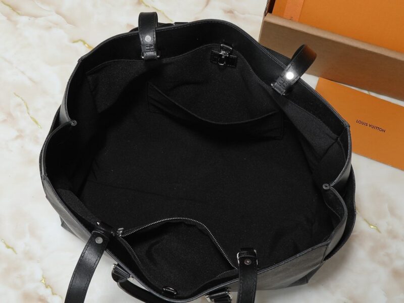 【AT10559】ルイ・ヴィトンのモノグラムブラックフラワー エンボスレザーハンドバッグ | LV