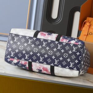 【AT10561】ルイ・ヴィトンのモノグラム柄ブルーハンドバッグ、芸術的なラグジュアリースタイル | Louis Vuitton