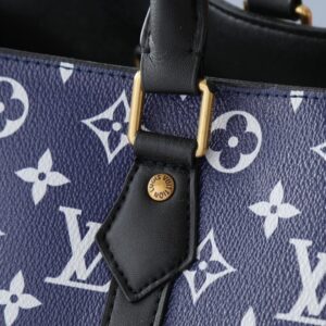 【AT10561】ルイ・ヴィトンのモノグラム柄ブルーハンドバッグ、芸術的なラグジュアリースタイル | Louis Vuitton