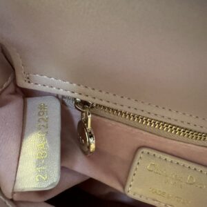 【AT10586】エレガントな女性のためのDior Ladyシリーズ ピンクレザーハンドバッグ | Christian Dior
