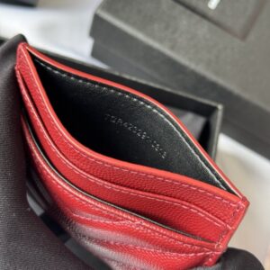 【AT10611】高級球面加工牛革カードケース YSL MONOGRAMシリーズ | Yves Saint Laurent