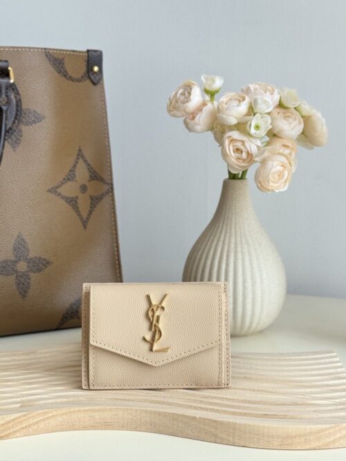 【AT10629】サンローラン(YSL) レディース球紋牛革カードケース | Saint Laurent Paris