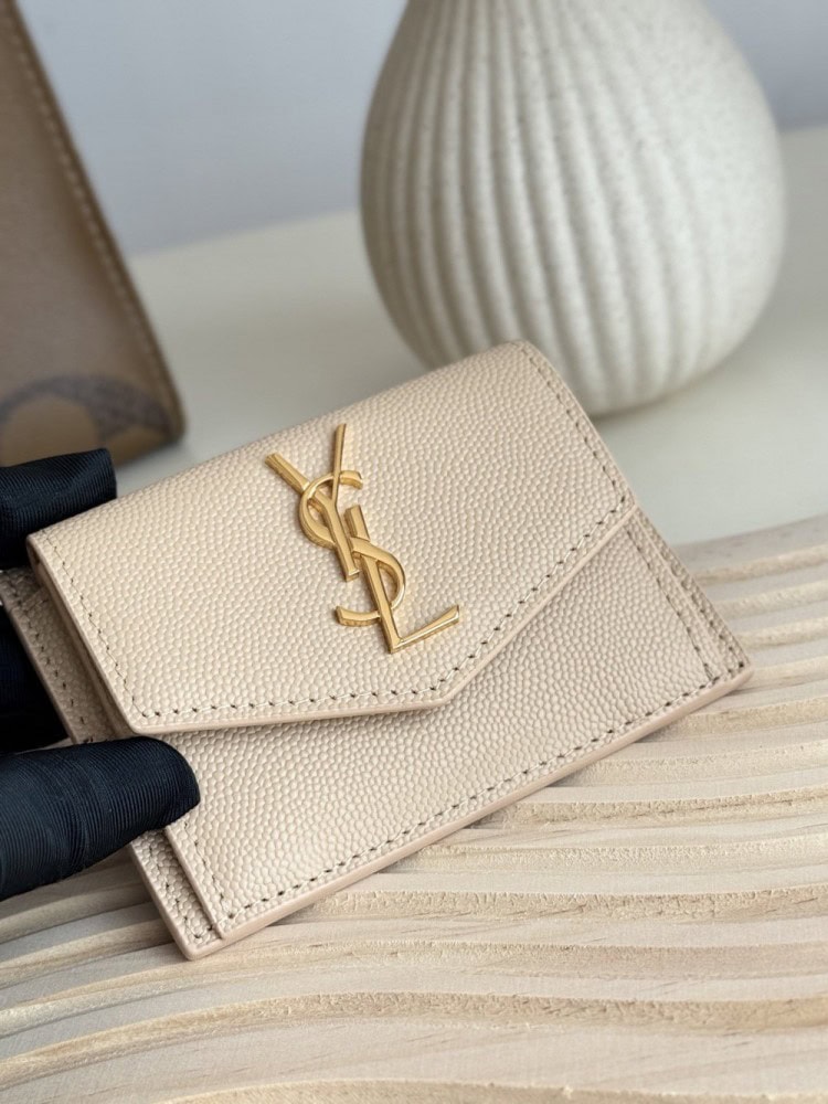 【AT10629】サンローラン(YSL) レディース球紋牛革カードケース | Saint Laurent Paris