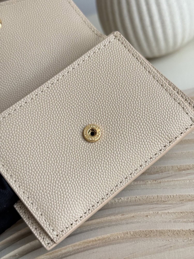 【AT10629】サンローラン(YSL) レディース球紋牛革カードケース | Saint Laurent Paris