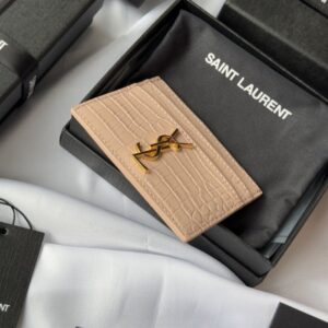【AT10632】サンローラン YSL クラシックワニ柄カードケース、優雅な質感とファッション感を兼ね備えた高級アクセサリー | YSL