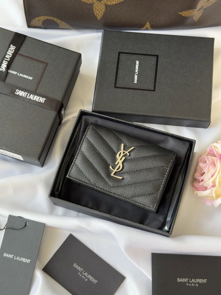 【AT10642】サンローラン クラシックショートウォレット | Saint Laurent Paris