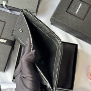 【AT10650】セント ローラン Classic カビア柄 多機能 ウォレット YSL ブラック | YSL