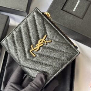 【AT10651】Saint Laurent サン ローラン Classic クラシック キャビアスキン ウォレット | Saint Laurent