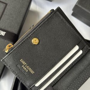 【AT10651】Saint Laurent サン ローラン Classic クラシック キャビアスキン ウォレット | Saint Laurent