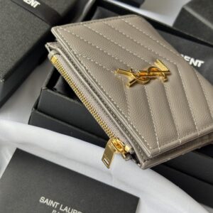 【AT10656】サンローラン(Saint Laurent) クラシックシリーズ 財布 フィッシュスキン柄羊革カードケース 男性用 | Saint Laurent