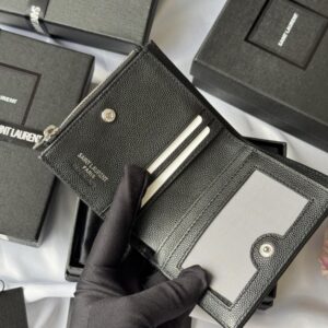 【AT10659】セント ローラン YSL キャビア レザー カードケース ラグジュアリー バッグ | Yves Saint Laurent