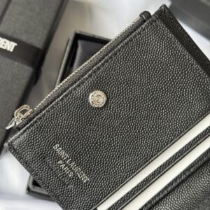【AT10659】セント ローラン YSL キャビア レザー カードケース ラグジュアリー バッグ | Yves Saint Laurent