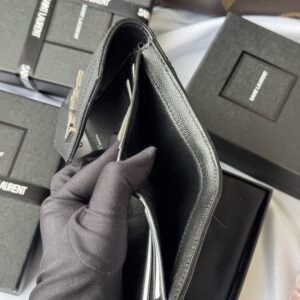 【AT10662】イヴ・サンローランYSL 輸入牛革 カードケース コンパクト ウォレット ファッションアクセサリー | Saint Laurent Paris