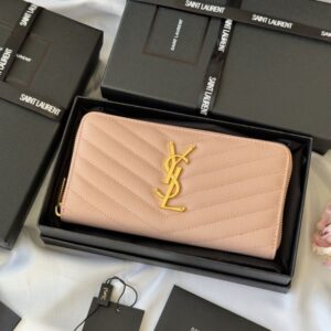 【AT10669】サンローランの高級フィッシュスケール柄レザー財布 | Saint Laurent Paris