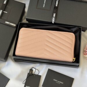 【AT10669】サンローランの高級フィッシュスケール柄レザー財布 | Saint Laurent Paris