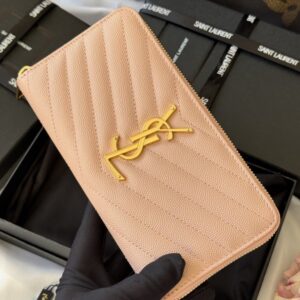 【AT10669】サンローランの高級フィッシュスケール柄レザー財布 | Saint Laurent Paris