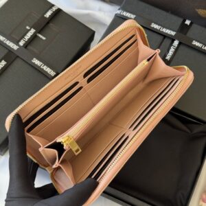 【AT10669】サンローランの高級フィッシュスケール柄レザー財布 | Saint Laurent Paris