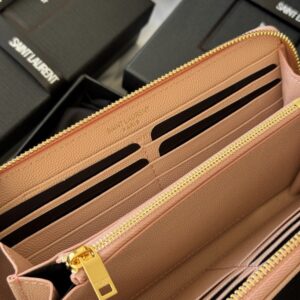 【AT10669】サンローランの高級フィッシュスケール柄レザー財布 | Saint Laurent Paris