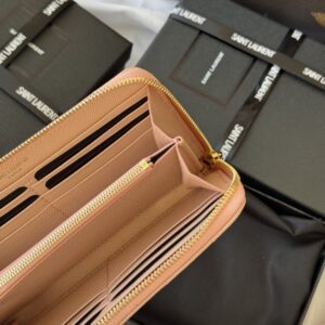 【AT10669】サンローランの高級フィッシュスケール柄レザー財布 | Saint Laurent Paris