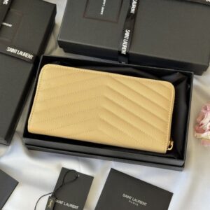 【AT10671】Saint Laurent クラシック キャビア革ウォレット - 贅沢なエレガンスと機能性の融合 | Saint Laurent