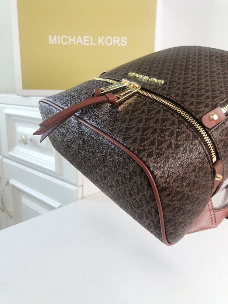 【AT10688】マイケル・コースのリア・ジップシリーズ モノグラム柄ショルダーバッグ | MK