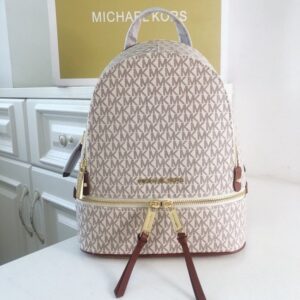 【AT10689】マイケル・コース Rhea Zip バックパック、洗練されたエレガントなファッション | MK