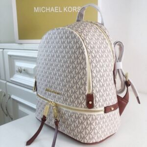 【AT10689】マイケル・コース Rhea Zip バックパック、洗練されたエレガントなファッション | MK