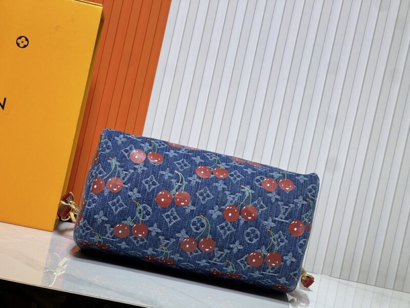 【AT10858】ルイ・ヴィトンSpeedy Soft 30デニムハンドバッグ｜ヴィンテージデザイン、エレガントなスタイル | Louis Vuitton Paris