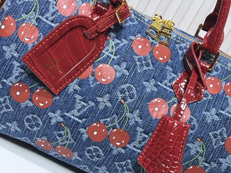 【AT10858】ルイ・ヴィトンSpeedy Soft 30デニムハンドバッグ｜ヴィンテージデザイン、エレガントなスタイル | Louis Vuitton Paris