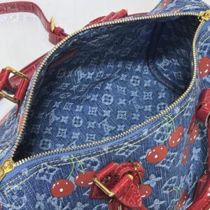 【AT10858】ルイ・ヴィトンSpeedy Soft 30デニムハンドバッグ｜ヴィンテージデザイン、エレガントなスタイル | Louis Vuitton Paris
