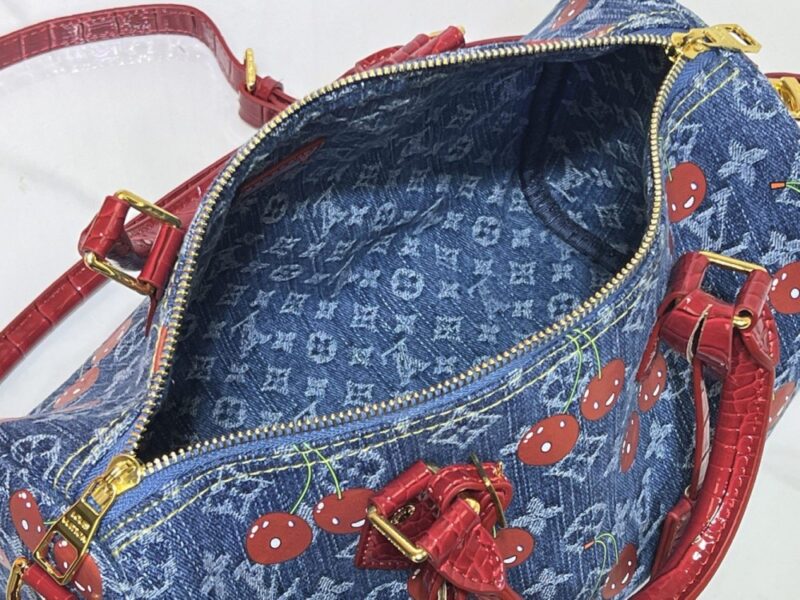 【AT10858】ルイ・ヴィトンSpeedy Soft 30デニムハンドバッグ｜ヴィンテージデザイン、エレガントなスタイル | Louis Vuitton Paris