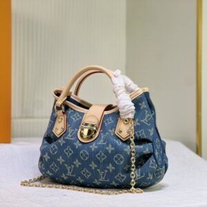 【AT10862】ルイ・ヴィトン デニムジーンズのクラシックハンドバッグ | LV