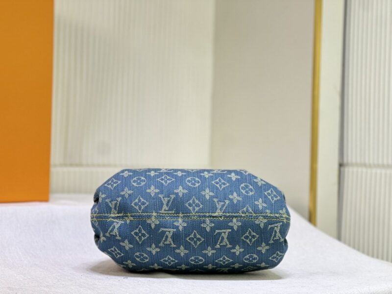 【AT10862】ルイ・ヴィトン デニムジーンズのクラシックハンドバッグ | LV