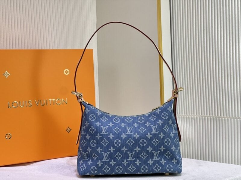 【AT10863】ルイ・ヴィトン(Louis Vuitton) ヴィンテージデニムショルダーバッグ - デニム素材とレザーディテールが魅力的 | Louis Vuitton Paris
