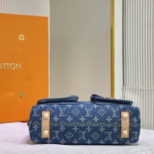 【AT10863】ルイ・ヴィトン(Louis Vuitton) ヴィンテージデニムショルダーバッグ - デニム素材とレザーディテールが魅力的 | Louis Vuitton Paris