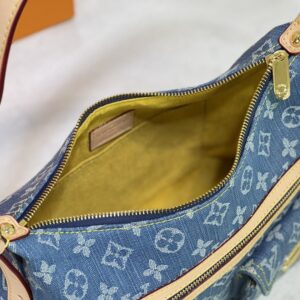 【AT10863】ルイ・ヴィトン(Louis Vuitton) ヴィンテージデニムショルダーバッグ - デニム素材とレザーディテールが魅力的 | Louis Vuitton Paris