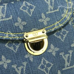 【AT10864】ルイ・ヴィトンのクラシックなデニムブルー斜めがけバッグ、都会の贅沢なファッションアイテム | Louis Vuitton Malletier