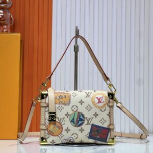 【AT10873】ルイ・ヴィトンSide Trunk 小さなハンドバッグ クラシックモノグラムキャンバス コンパクトなショルダーバッグ | Louis Vuitton Paris