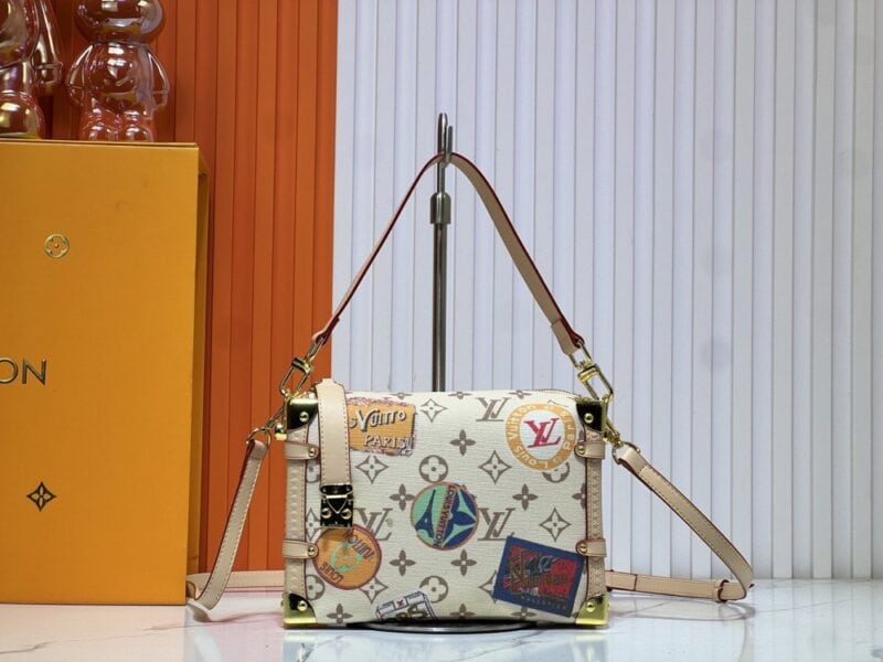 【AT10873】ルイ・ヴィトンSide Trunk 小さなハンドバッグ クラシックモノグラムキャンバス コンパクトなショルダーバッグ | Louis Vuitton Paris